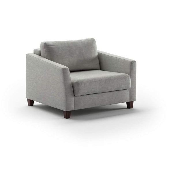 Safavieh Monika Cot Chair Sleeper - Oliver 173 - 104/9 Walnut | Luonto Furniture - MONI-ANT-OLIV/173-104/9-WA