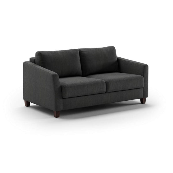 Safavieh Monika Full XL Loveseat Sleeper - Loule 630 - 104/9 Walnut | Luonto Furniture - MONI-BNT-LOUL/630-104/9-WA