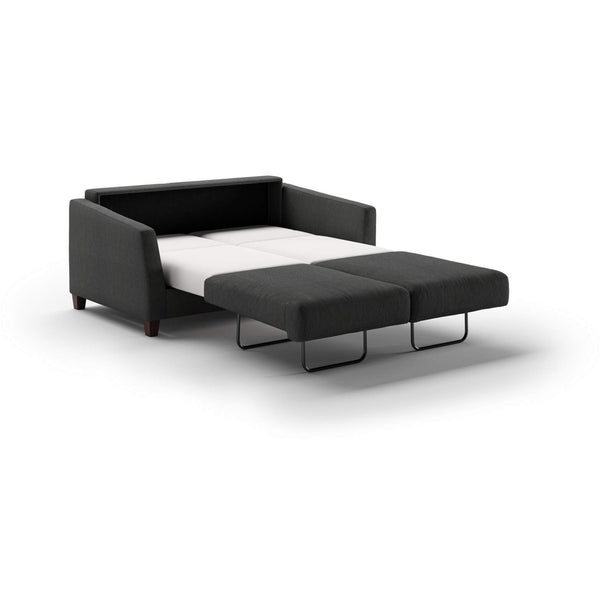 Safavieh Monika Full XL Loveseat Sleeper - Loule 630 - 104/9 Walnut | Luonto Furniture - MONI-BNT-LOUL/630-104/9-WA