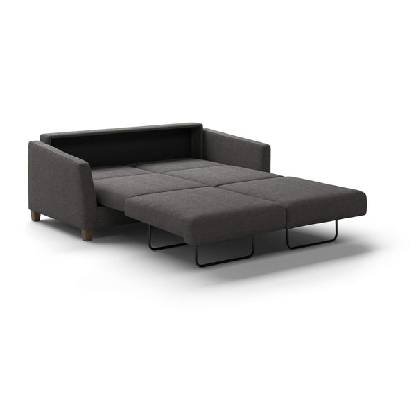 Safavieh Monika Full XL Loveseat Sleeper - Oliver 515 - 104/9 Walnut | Luonto Furniture - MONI-BNT-OLIV/515-104/9-WA