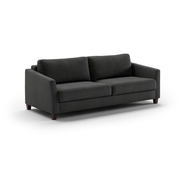 Safavieh Monika King Sofa Sleeper - Loule 630 - 104/9 Walnut | Luonto Furniture - MONI-DNT-LOUL/630-104/9-WA