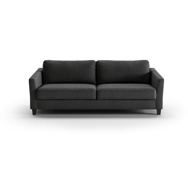 safavieh Monika King Sofa Sleeper - Loule 630 - 104/9 Walnut | Luonto Furniture - MONI-DNT-LOUL/630-104/9-WA