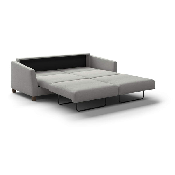 Safavieh Monika King Sofa Sleeper - Oliver 173 - 104/9 Walnut | Luonto Furniture - MONI-DNT-OLIV/173-104/9-WA
