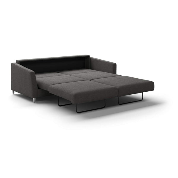 Safavieh Monika King Sofa Sleeper - Oliver 515 - 234/9 Chrome | Luonto Furniture - MONI-DNT-OLIV/515-234/9-CR
