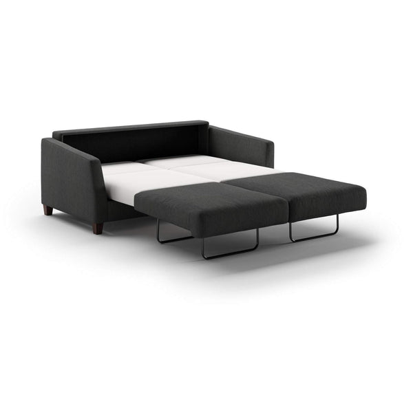 Safavieh Monika Queen Loveseat Sleeper - Loule 630 - 104/9 Walnut | Luonto Furniture - MONI-CNT-LOUL/630-104/9-WA