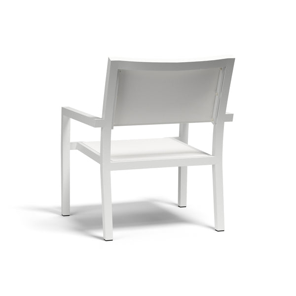 Safavieh Naples Stackable Sling Club Chair - White | Sunset West - SW1101-21
