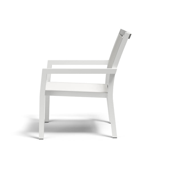 Safavieh Naples Stackable Sling Club Chair - White | Sunset West - SW1101-21