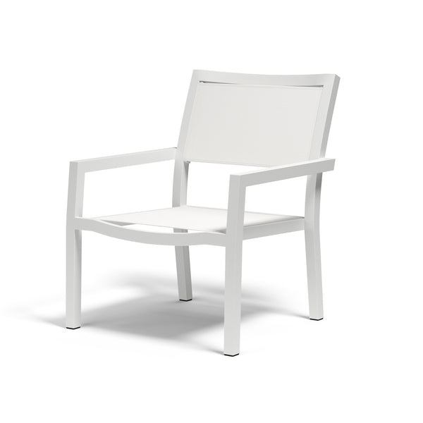 safavieh Naples Stackable Sling Club Chair - White | Sunset West - SW1101-21