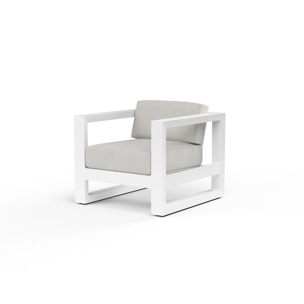 Safavieh Newport Club Chair In Cast Silver No Welt - Frost | Sunset West - SW4801-21-SLVR-STKIT