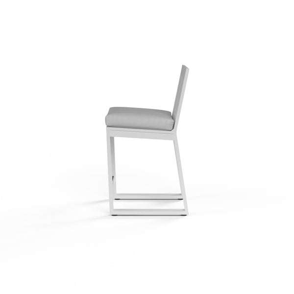 Safavieh Newport Counter Stool In Cast Silver No Welt - Frost | Sunset West - SW4801-7C-SLVR-STKIT