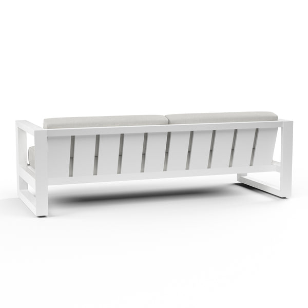 Safavieh Newport Sofa In Cast Silver No Welt - Frost | Sunset West - SW4801-23-SLVR-STKIT