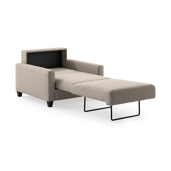 Safavieh Nico Cot Chair Sleeper - Cloud 09 - 104/9 Smoked Birch | Luonto Furniture - NICO-ANT-CLOU/09-104/9-SMB