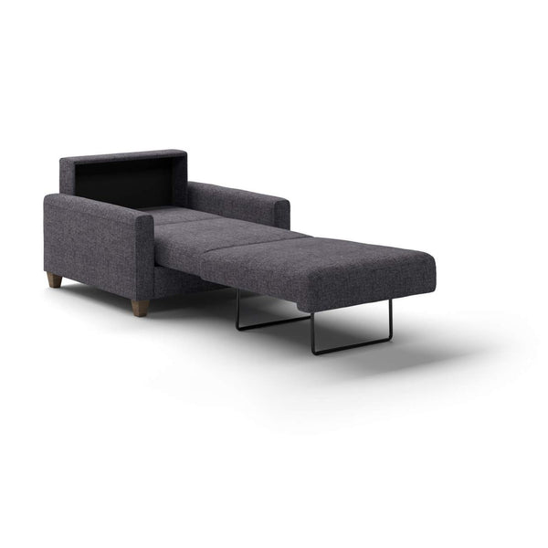 Safavieh Nico Cot Chair Sleeper - Rene 04 - 104/9 Walnut | Luonto Furniture - NICO-ANT-RENE/04-104/9-WA