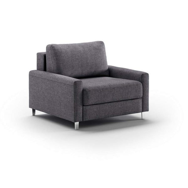 Safavieh Nico Cot Chair Sleeper - Rene 04 - 234/9 Chrome | Luonto Furniture - NICO-ANT-RENE/04-234/9-CR