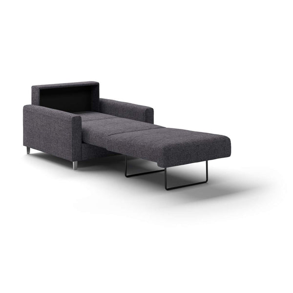 Safavieh Nico Cot Chair Sleeper - Rene 04 - 234/9 Chrome | Luonto Furniture - NICO-ANT-RENE/04-234/9-CR
