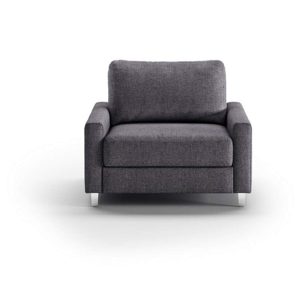 safavieh Nico Cot Chair Sleeper - Rene 04 - 234/9 Chrome | Luonto Furniture - NICO-ANT-RENE/04-234/9-CR