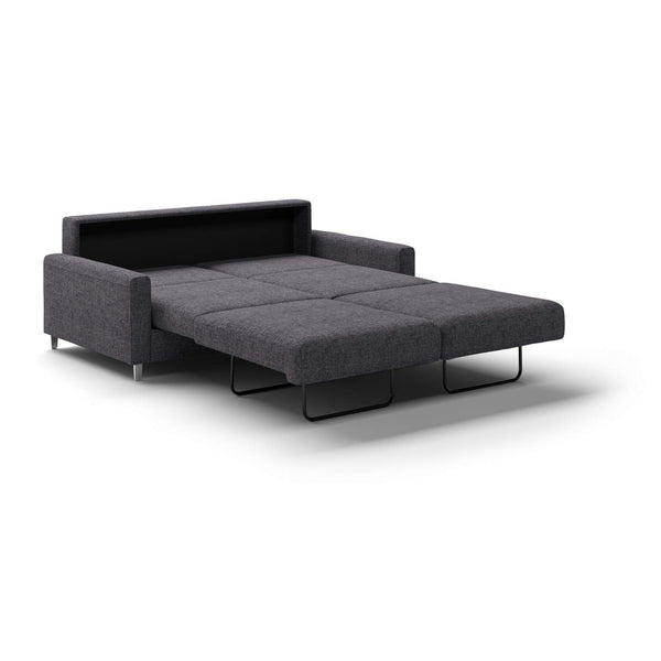 Safavieh Nico Full XL Loveseat Sleeper - Rene 04 - 234/9 Chrome | Luonto Furniture - NICO-BNT-RENE/04-234/9-CR