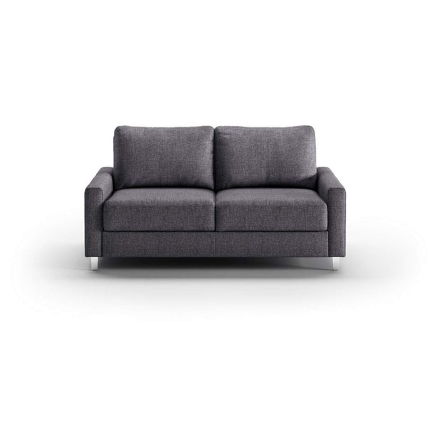 safavieh Nico Full XL Loveseat Sleeper - Rene 04 - 234/9 Chrome | Luonto Furniture - NICO-BNT-RENE/04-234/9-CR