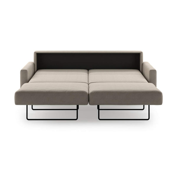 Safavieh Nico King Sofa Sleeper - Cloud 09 - 104/9 Smoked Birch | Luonto Furniture - NICO-DNT-CLOU/09-104/9-SMB
