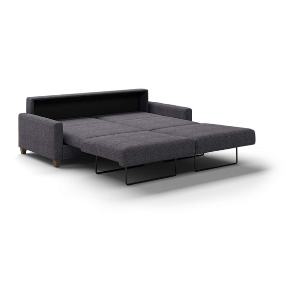 Safavieh Nico King Sofa Sleeper - Rene 04 - 104/9 Walnut | Luonto Furniture - NICO-DNT-RENE/04-104/9-WA