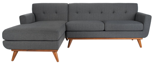 safavieh Nicolettie Linen Sectional Sofa | Safavieh Couture - DUP1008