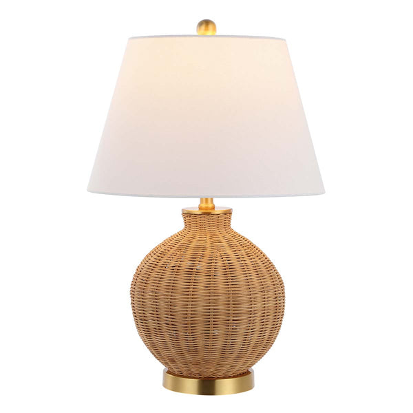 Safavieh Nobuo 23 Inch Rattan/Iron Table Lamp | Safavieh - TBL4466