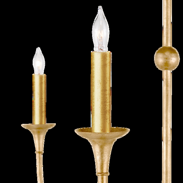 Safavieh Nottaway Grande Gold Chandelier | Currey & Co - 9000-1255