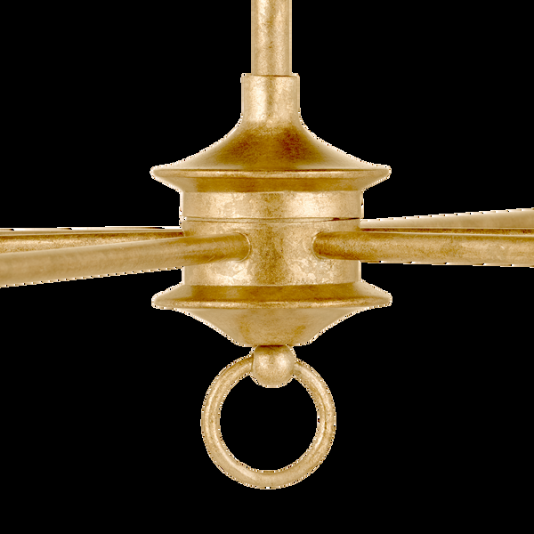 Safavieh Nottaway Two-Tier Gold Chandelier | Currey & Co - 9000-1254