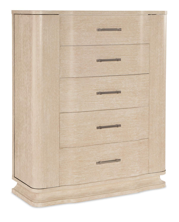 Safavieh Nouveau Chic Five Drawer Chest - Light Wood | Hooker Furniture - 6500-90010-80