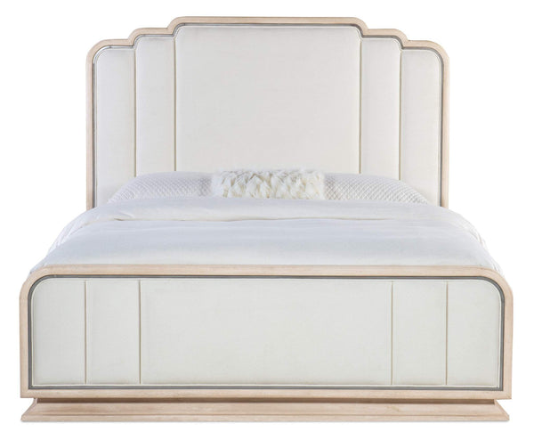 Safavieh Nouveau Chic King Upholstered Bed - White | Hooker Furniture - 6500-90866-80
