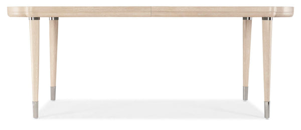 Safavieh Nouveau Chic Rectangle Dining Table With 1-22in Leaf - Light Wood | Hooker Furniture - 6500-75200-80