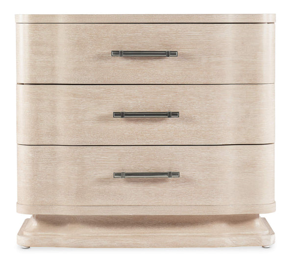 Safavieh Nouveau Chic Three Drawer Nightstand - Light Wood | Hooker Furniture - 6500-90016-80