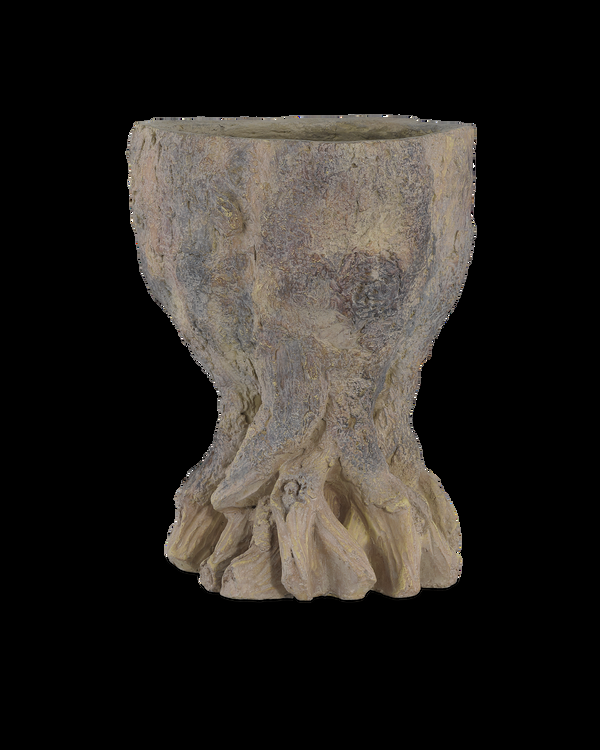 Safavieh Old Growth Small Planter - Brown | Currey & Co - 2200-0053