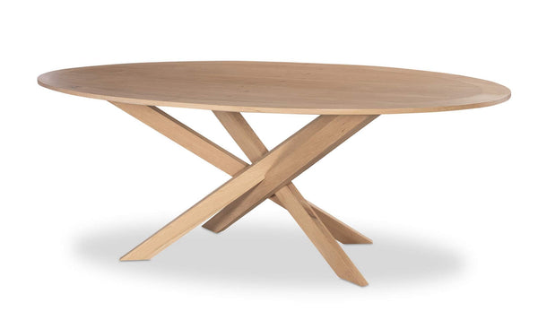 safavieh Open Sky Oval Dining Table - Natural | Century Furniture - SF6205
