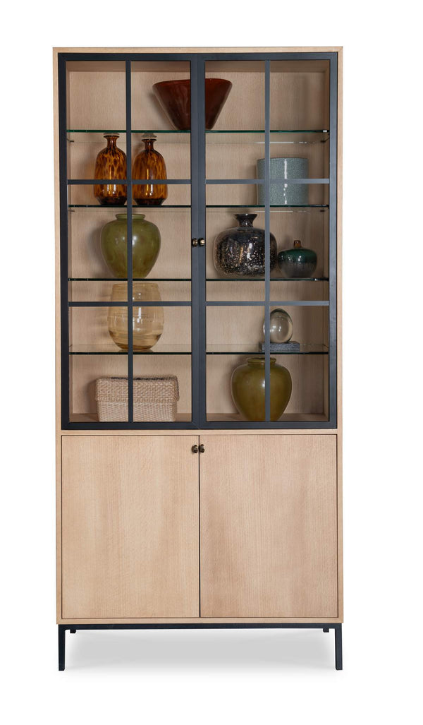 Safavieh Open Sky Tall Display Cabinet - Natural | Century Furniture - SF6161