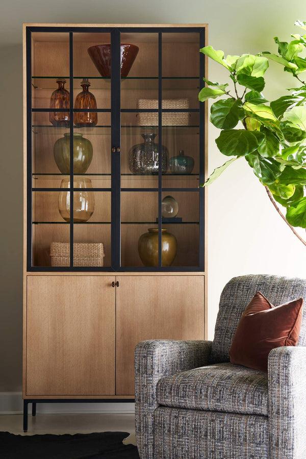 Safavieh Open Sky Tall Display Cabinet - Natural | Century Furniture - SF6161