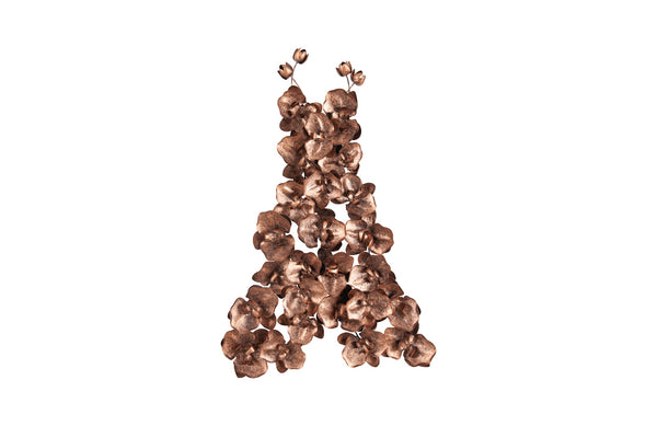 safavieh Orchid Dress Wall Art Metal Copper/Black | Phillips Collection - TH100862