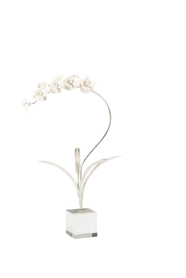 safavieh Orchid On Stand - Silver (Med) | Chelsea House - 385043