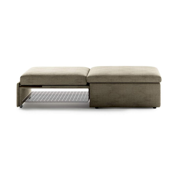 Safavieh Otto Sleeper Ottoman - Cremona 24 - Smoked Birch Top | Luonto Furniture - OTTO-QDW-CREM/24 -SMB