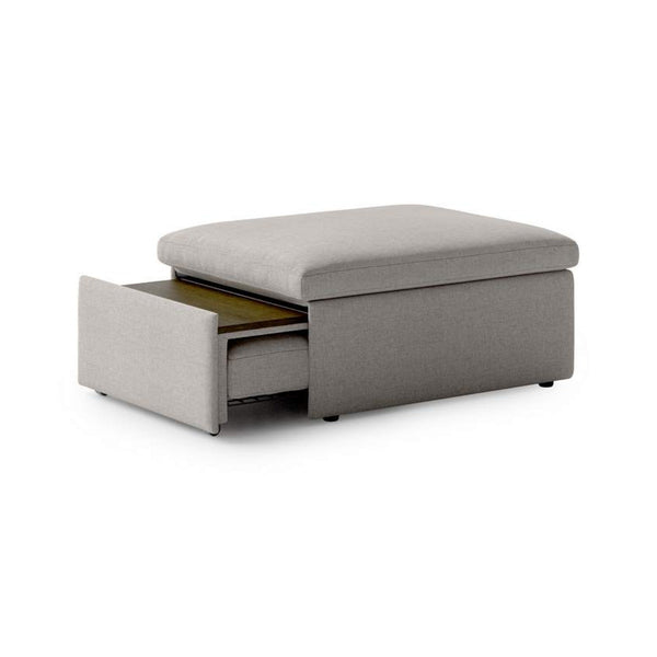 Safavieh Otto Sleeper Ottoman - Oasis 01 - Smoked Birch Top | Luonto Furniture - OTTO-QDW-OASI/01-SMB