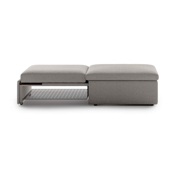 Safavieh Otto Sleeper Ottoman - Oasis 01 - Smoked Birch Top | Luonto Furniture - OTTO-QDW-OASI/01-SMB