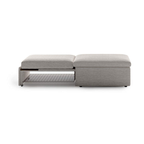 Safavieh Otto Sleeper Ottoman - Oliver 173 - Smoked Birch Top | Luonto Furniture - OTTO-QDW-OLIV/173-SMB
