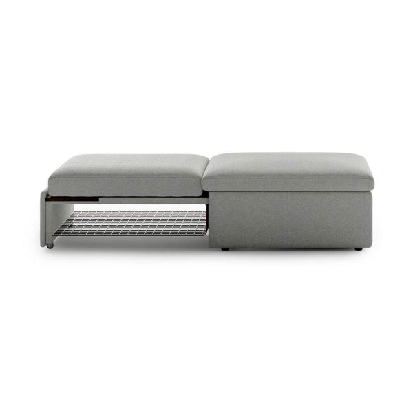 Safavieh Otto Sleeper Ottoman - Rene 01 - Smoked Birch Top | Luonto Furniture - OTTO-QDW-RENE/01-SMB