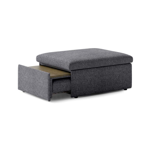 Safavieh Otto Sleeper Ottoman - Rene 04 - Smoked Birch Top | Luonto Furniture - OTTO-QDW-RENE/04 -SMB