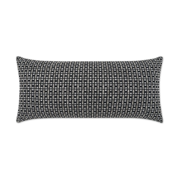 safavieh Outdoor Kittery Lumbar Pillow - Ebony | DV Kap