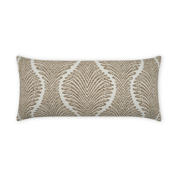 safavieh Outdoor Palmyra Lumbar Pillow - Taupe | DV Kap