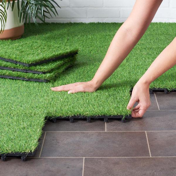 Safavieh Paju Grass Floor Tile - Green | Safavieh - PAT7910