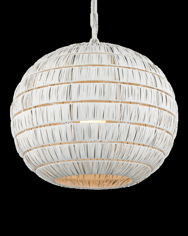 Safavieh Panopolis White Pendant | Currey & Co - 9000-1237