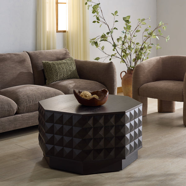Safavieh Patty Wood Octagon Coffee Table | Safavieh Couture - SFV7253