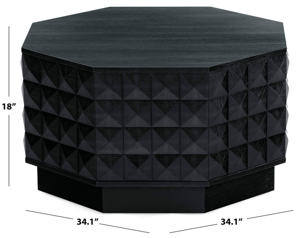 Safavieh Patty Wood Octagon Coffee Table | Safavieh Couture - SFV7253